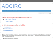 Tablet Screenshot of adcirc.org